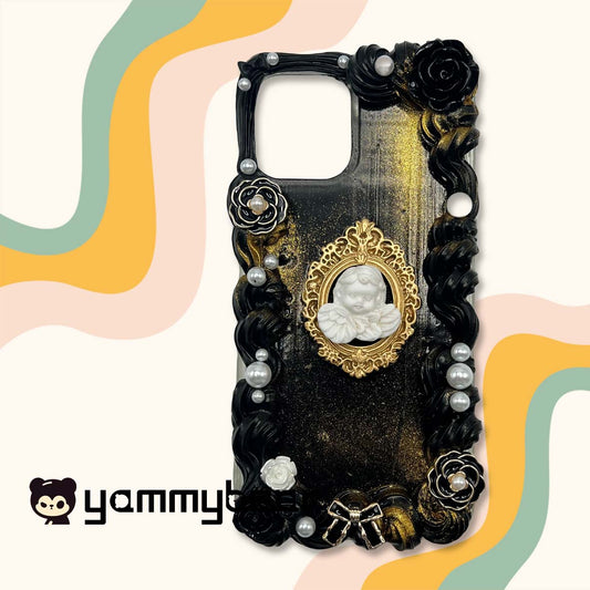 (Baroque-style) Decoden Phone case,Personalized Cream Glue Phone Case