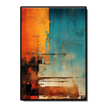 Mark Roscoe's abstract art style, colorful art canvas posters, canvas murals, home decoration images frameless