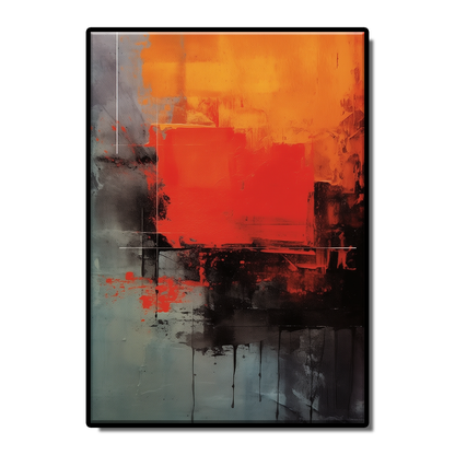 Mark Roscoe's abstract art style, colorful art canvas posters, canvas murals, home decoration images frameless