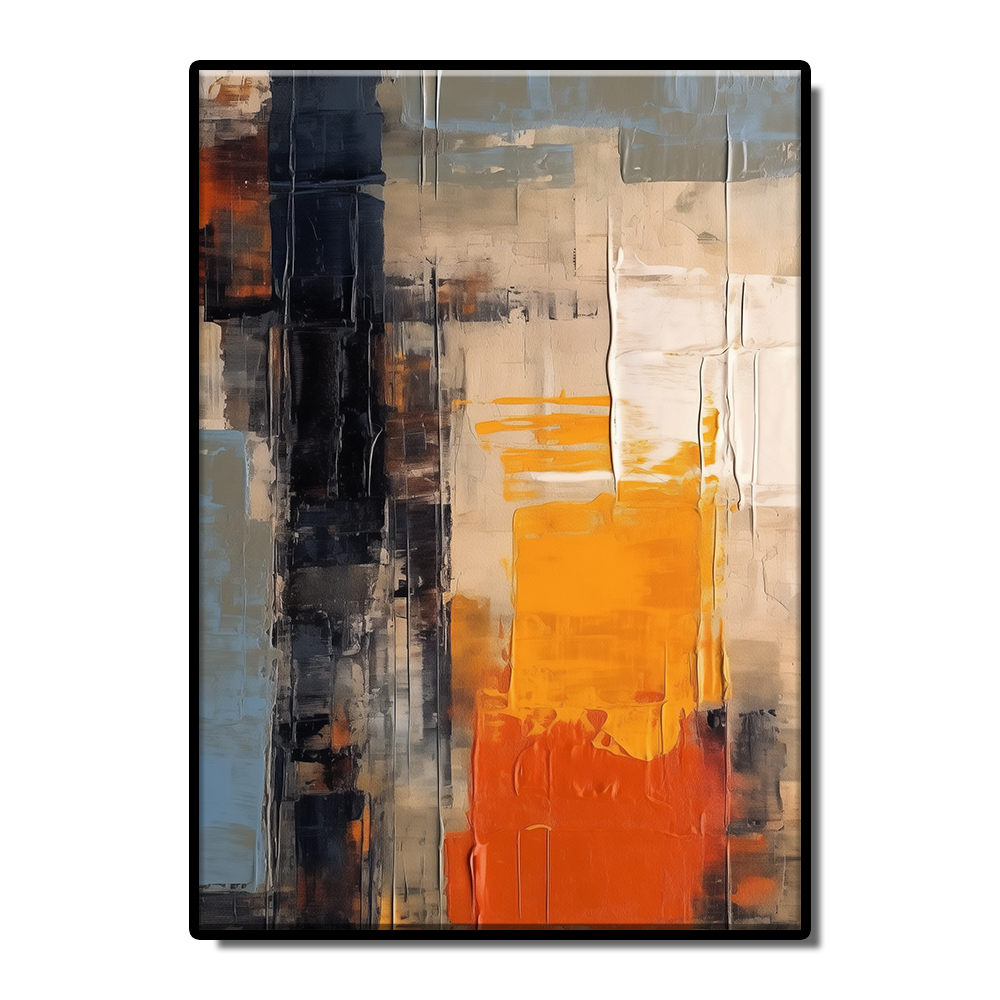 Mark Roscoe's abstract art style, colorful art canvas posters, canvas murals, home decoration images frameless