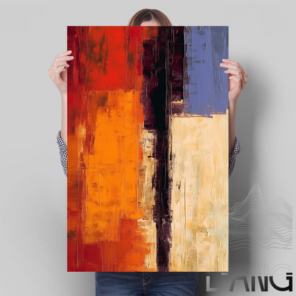 Mark Roscoe's abstract art style, colorful art canvas posters, canvas murals, home decoration images frameless