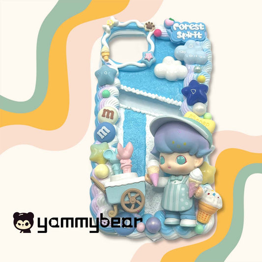 (Dimmo) Decoden Phone case,Personalized Cream Glue Phone Case