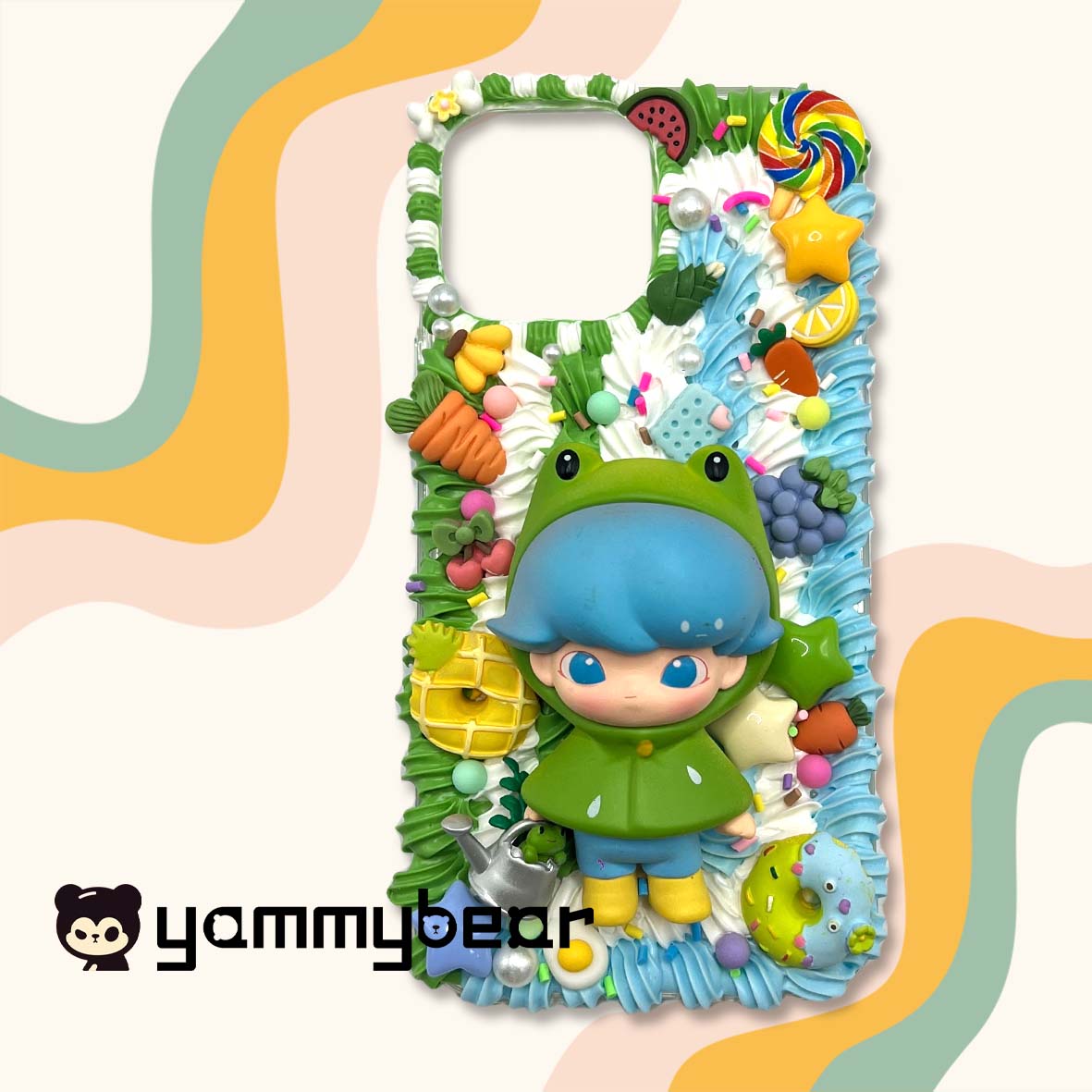 (Dimmo) Decoden Phone case,Personalized Cream Glue Phone Case