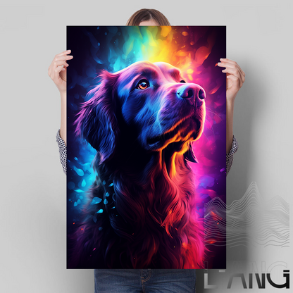 Abstract Pet Art Canvas Painting Posters Prints Animal Cat Dog Wall Pictures for Modern Home Living Room Decor No Frame