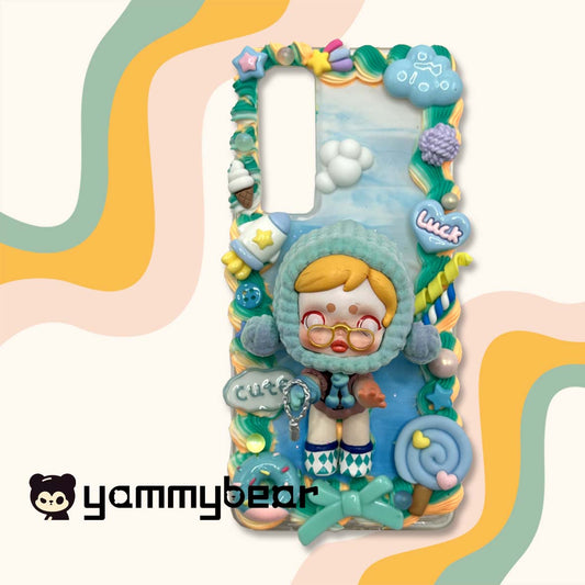 Decoden Phone case, Custom Phone Case, Personalized Phone Case, Cream Glue decoration for any Phonecase