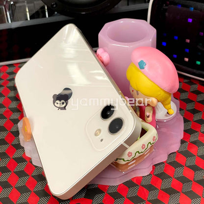 Pink picnic,Kawaii Phone Holder,Customized mobile phone holders and desktop storage decorations